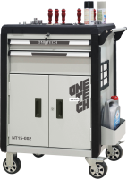 Mobile tool cabinets with 2 drawer