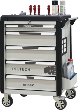 Mobile tool cabinets with 5 drawer
