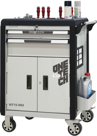 Mobile tool cabinets with 2 drawer